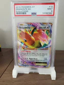 2016 Pokemon XY Evolutions - Dragonite EX 72/108 - PSA 9 Mint - Image 1