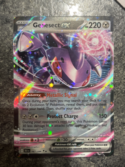 Pokemon Genesect ex Scarlet & Violet Black Bolt English 067/086 NM - Image 1