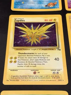 Vintage Rare Holo Pokemon Card Lot WOTC Base Set 1st Edition Jungle Fossil MP/HP - Image 5