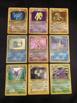 Vintage Rare Holo Pokemon Card Lot WOTC Base Set 1st Edition Jungle Fossil MP/HP - Image 1