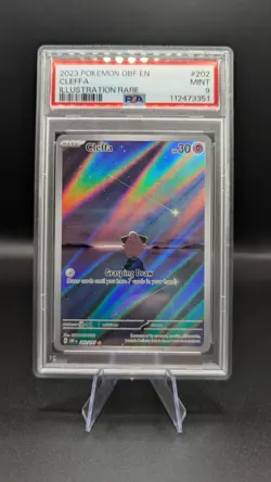 Pokemon TCG Cleffa 202/197 Obsidian Flames PSA 9 Mint Graded Card - Image 1