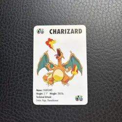 1998 Pokemon KFC #6 Mini Cards Charizard #2 - Image 1