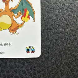 1998 Pokemon KFC #6 Mini Cards Charizard #2 - Image 4