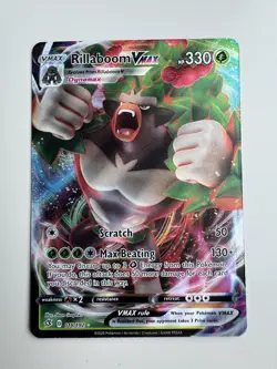 Rillaboom VMAX - 018/192 - Pokemon Rebel Clash Sword & Shield Ultra Rare Card NM - Image 1