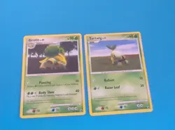 Pokemon Cards Turtwig 77/100, 78/100, Grotle 37/100 LP/MP Lot Majestic Dawn - Image 1