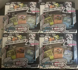 Pokemon Black Bolt And White Flare Unova Poster Collection - LOT OF 4 - Image 1