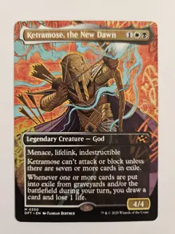 Ketramose, the New Dawn (Borderless) Non Foil (DFT) #0350 Aetherdrift - Image 1