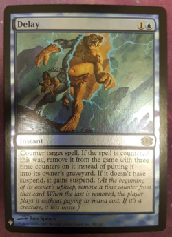 mtg magic delay FOIL MB mystery booster ENGLISH retard - Image 1