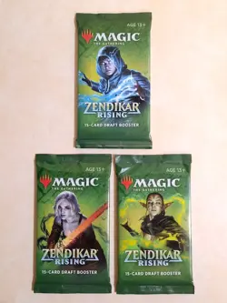 Magic The Gathering ZENDIKAR RISING 1x Booster Draft Pack. - Image 1