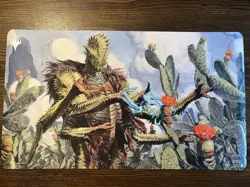 MTG: Playmat Outlaws of Thunder Junction - Bristly Bill, Spine Sower - Image 1