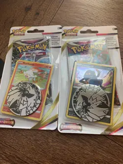 Pokemon cards Lost Origin 2 Checklane Blister Packs Croagunk & scorbunny SEALED - Image 1