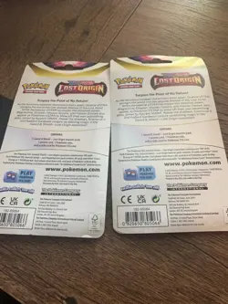Pokemon cards Lost Origin 2 Checklane Blister Packs Croagunk & scorbunny SEALED - Image 2