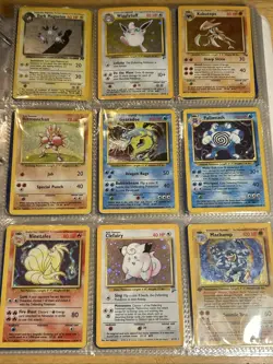 Huge Vintage Pokemon Card Collection Lot - 100+ Cards - 15 Holos, 20 1st Ed - Image 1