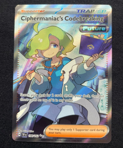 Pokemon Card Ciphermaniac's Codebreaking 198/162 Temporal Forces Ultra Rare (NM) - Image 1