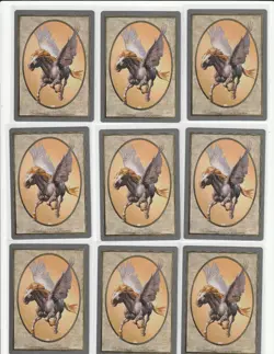 Magic the Gathering UNGLUED Token Lot of 32 Cards (12 Sheep and 20 Pegasus) - Image 3