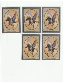 Magic the Gathering UNGLUED Token Lot of 32 Cards (12 Sheep and 20 Pegasus) - Image 4