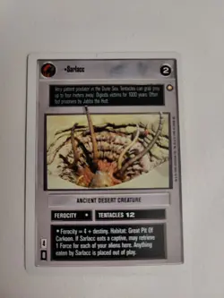 Decipher Star Wars CCG Special Edition SARLAAC Card - Image 1
