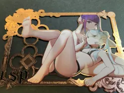 Goddess Story Gold METAL Card - Serial Number #050/100! Frieren LAST ONE! - Image 2