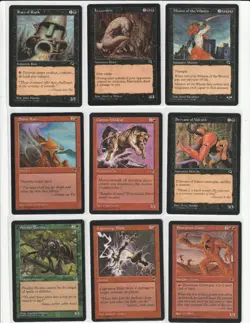 Magic the Gathering TEMPEST Lot of 53 Cards - Image 5