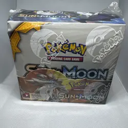 Pokemon Sun & Moon Base Set Booster Box Factory Sealed TCG - Image 1