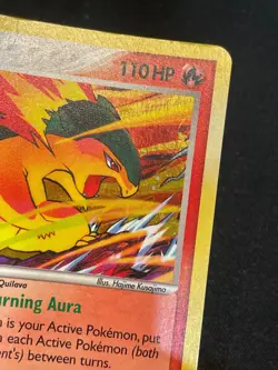 Typhlosion Holo Pokemon Card Ex Unseen Forces 17/115 Ungraded Raw LP - Image 4