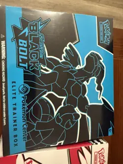 Pokemon Black Bolt and White Flare Elite Trainer Box ETB Set of 2 in hand!!!!! - Image 2
