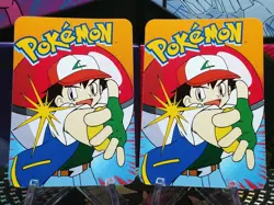 Pokemon Nintendo Vending Prism Holo Vintage Sticker 054 055 PSYDUCK GOLDUCK rare - Image 2