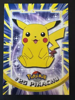 Pokemon 2000 Topps TV Animation Edition Series 3 Pikachu #25 - Image 1