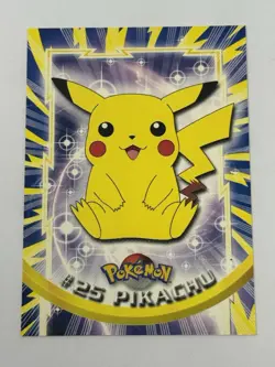 Pokemon 2000 Topps TV Animation Edition Series 3 Pikachu #25 - Image 1