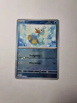 Pokemon TCG - Ducklett 025/086 - Black Bolt White Flare - Pokeball Reverse Holo - Image 1