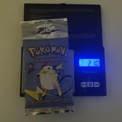 Pokemon Base Set 2 Heavy Booster Pack Raichu Art - FACTORY SEALED - 21 grams - Image 1