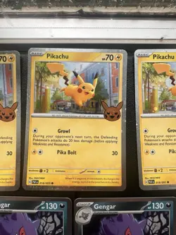 7 Set! Pikachu and Gengar Pokemon Trick Or Trade 2024 018/091 + 057/091 NM - Image 4