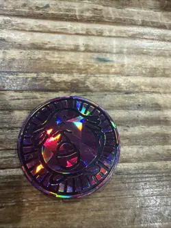 Chansey Pokemon TCG Flipping Coin Pink Cracked Ice - Image 1