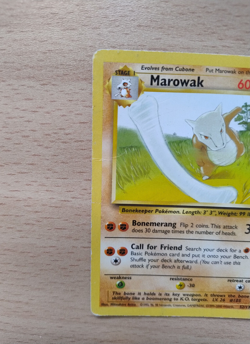 Pokemon Card: Marowak 52/130 - Base Set 2 - Uncommon (MP) - Image 3