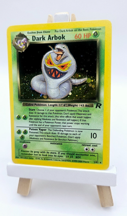 Dark Arbok 2/82 Holo Rare Pokemon Card Vintage 1999 WOTC Team Rocket NM - Image 1