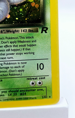 Dark Arbok 2/82 Holo Rare Pokemon Card Vintage 1999 WOTC Team Rocket NM - Image 5