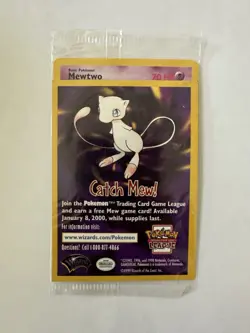 1999 Movie Promo Pokemon Cards Pikachu, Electrabuzz, Mewtwo, And Dragonite - Image 3