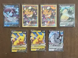 Lot 7 cartes Pokemon V/TG Ultra Rares - FR - NEUF - Image 1