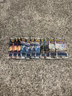 11x Pokemon Silver Tempest Booster Packs - Sealed - Fast Shipping - Image 1