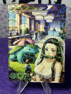 Pokemon Fan Art: Custom Card Art: Nezuko - SunInAries - SIA061 - Image 1