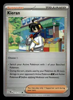 Kieran 113/131 Poke Ball Holo Prismatic Evolutions Pokemon Card - Image 1
