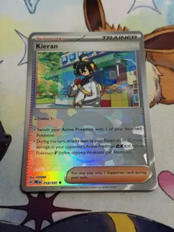 Kieran 113/131 Poke Ball Holo Prismatic Evolutions Pokemon Card - Image 3