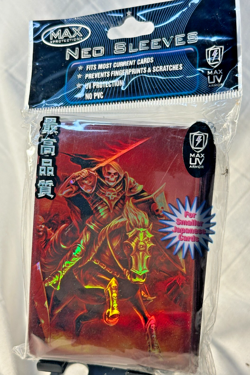 MAX Neo Sleeves Skeleton Knight 50ct for Yu-Gi-Oh Japanese Size Cards Vintage - Image 1