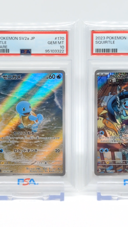 PSA 10 Pokemon Card Squirtle Master Ball Special Deck Set 151 AR 3 Set Japanese - Image 2