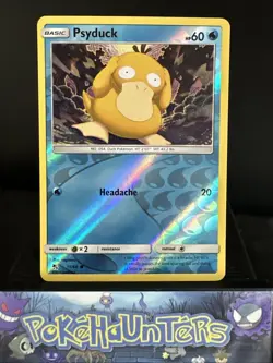 Pokemon Card Psyduck 11/68 Hidden Fates Reverse Holo Near Mint - Image 1