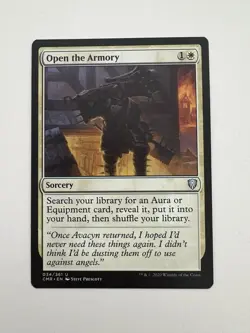 Open the Armory MTG Magic the Gathering Card NM Near Mint CMR - Image 1