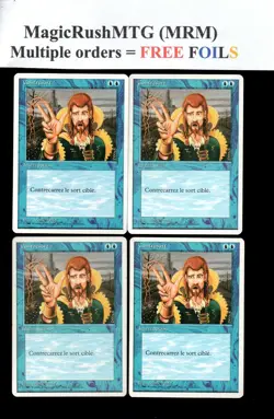 MRM FR/VF 4x Contresort - Counterspell MTG magic 4ED - Image 1