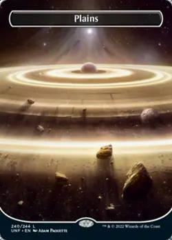 Mint/Near-Mint, English - 1 x MTG Plains (240) - Foil Unfinity - Image 1