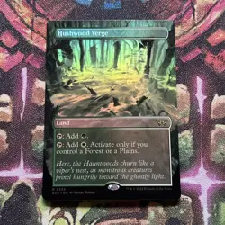 Hushwood Verge Borderless foil MTG single, Duskmourn House of Horror, 0332 Rare - Image 1