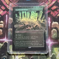 Hushwood Verge Borderless foil MTG single, Duskmourn House of Horror, 0332 Rare - Image 2
